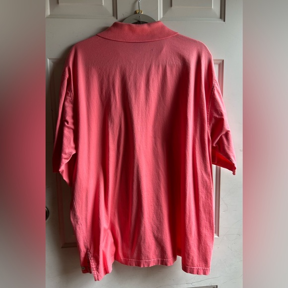 Peter Millar Men’s Collared Shirt Coral Colored Size XL - Picture 2 of 3